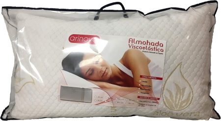 ALMOHADA 90 COPOS VISCOELASTICA + ALOE VERA