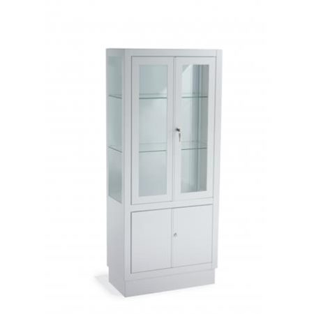 VITRINA PIE 4 PUERTAS EN EPOXY REF.COS21430
