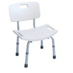 BANQUETA DE DUCHA CON RESPALDO