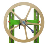 RUEDA DE HOMBRO INFANTIL CON ARO INTEGRAL DE MADERA