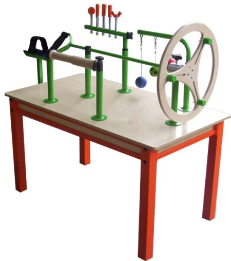 MESA DE MANOS INFANTIL METALICA